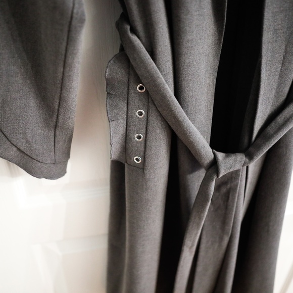 CREAM Long Blazer Coat, Grey - S/M (EU 34) - Picture 7 of 10